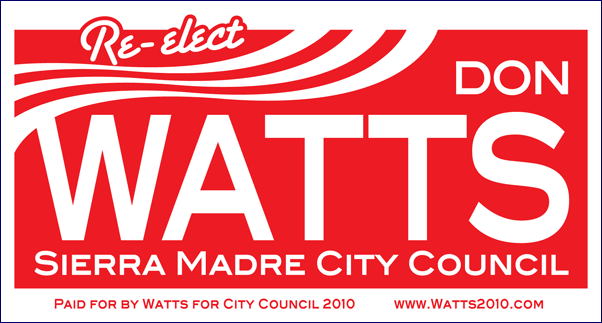 Re-elect Don Watts